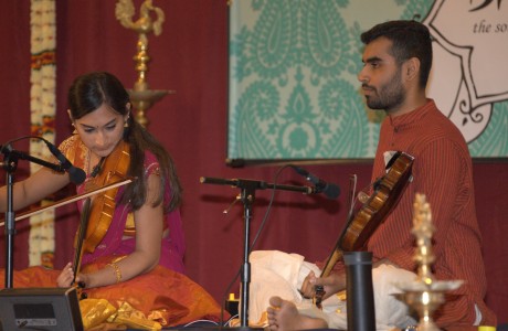 Neha-Siddharth (Violin Duet), Vignesh (Mridangam)